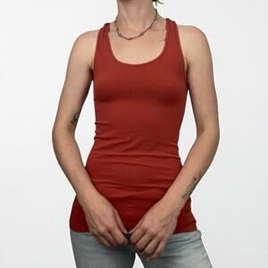 Nikibiki Burnt Orange Racerback Tank Top